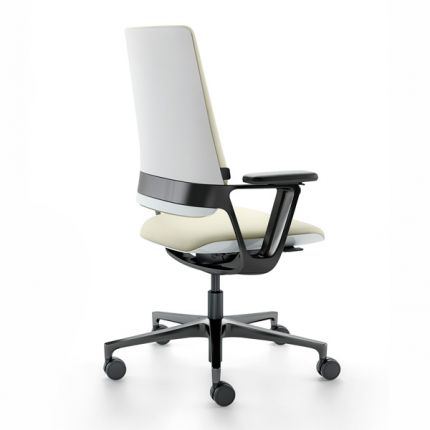 Кресло для посетителя Connex2 натуральная кожа / графит 4806