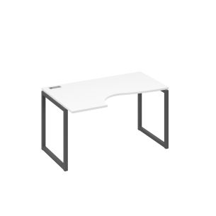 A4 стол классика левый на металлокаркасе quattro эргономичный а4 а4 043 бп