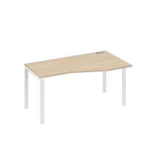 A4 стол правый техно на металлокаркасе uno эргономичный а4 б1 066 дк