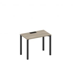 Спэйс+ | space+ стол письменный на металлокаркасе, столешница с заглушкой а1 чр 002 вл