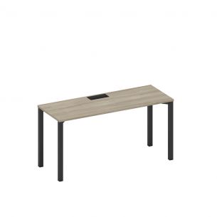 Спэйс+ | space+ стол письменный на металлокаркасе, столешница с заглушкой а1 чр 005 вл