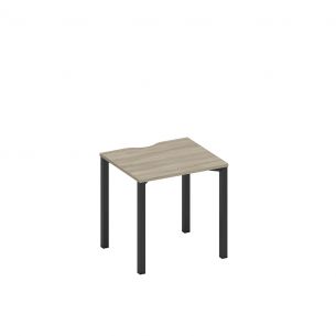 Спэйс+ | space+ стол письменный на металлокаркасе, столешница с вырезом а1 чр 011.2 вл