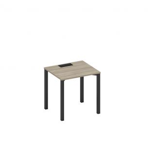 Спэйс+ | space+ стол письменный на металлокаркасе, столешница с заглушкой а1 чр 011 вл