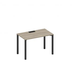 Спэйс+ | space+ стол письменный на металлокаркасе, столешница с заглушкой а1 чр 013 вл