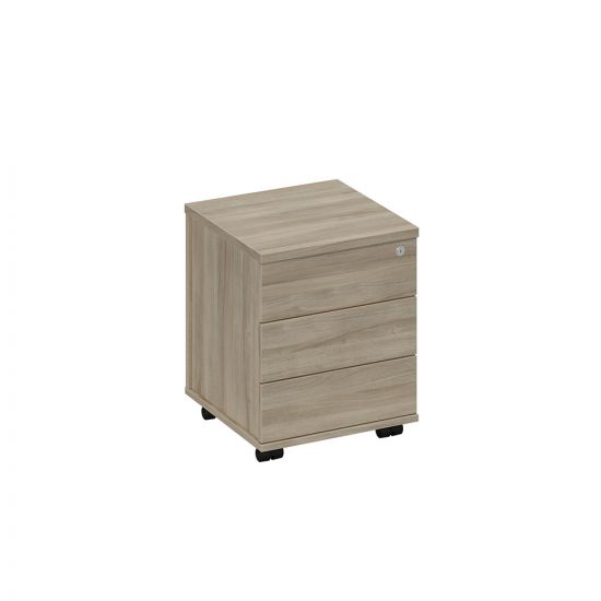 Тумба выкатная 3-х ящичная вяз либерти