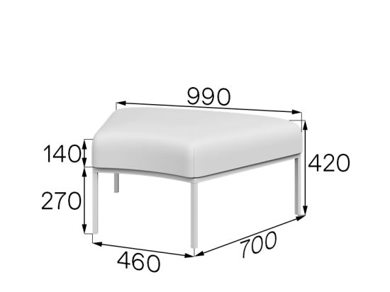 Пуф 45 грд. kiton06